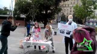 Акция против опытов на животных - 11.07.2014 Акция против опытов на животных - 11.07.2014