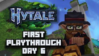 Hytale: Day 6 - Temple to the Door, building, farming, exploring | Code: grumbles screenshot 5