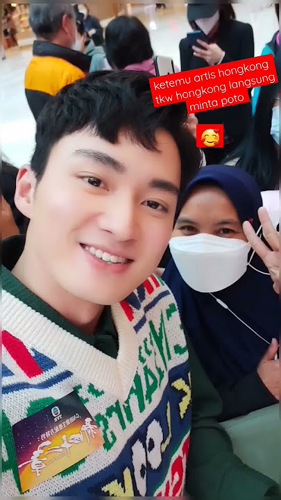 tkw hongkong ketemu artis hongkong langsung minta poto##tkwhongkong #hongkong #tkw #bahagia