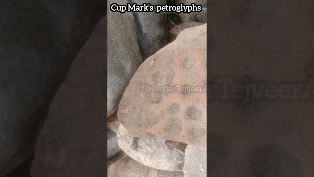 Cup Mark's petroglyphs Discovered by Tejveer Mavi 