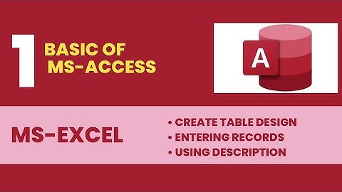 Ms-Access || Practical || B.com || Basic