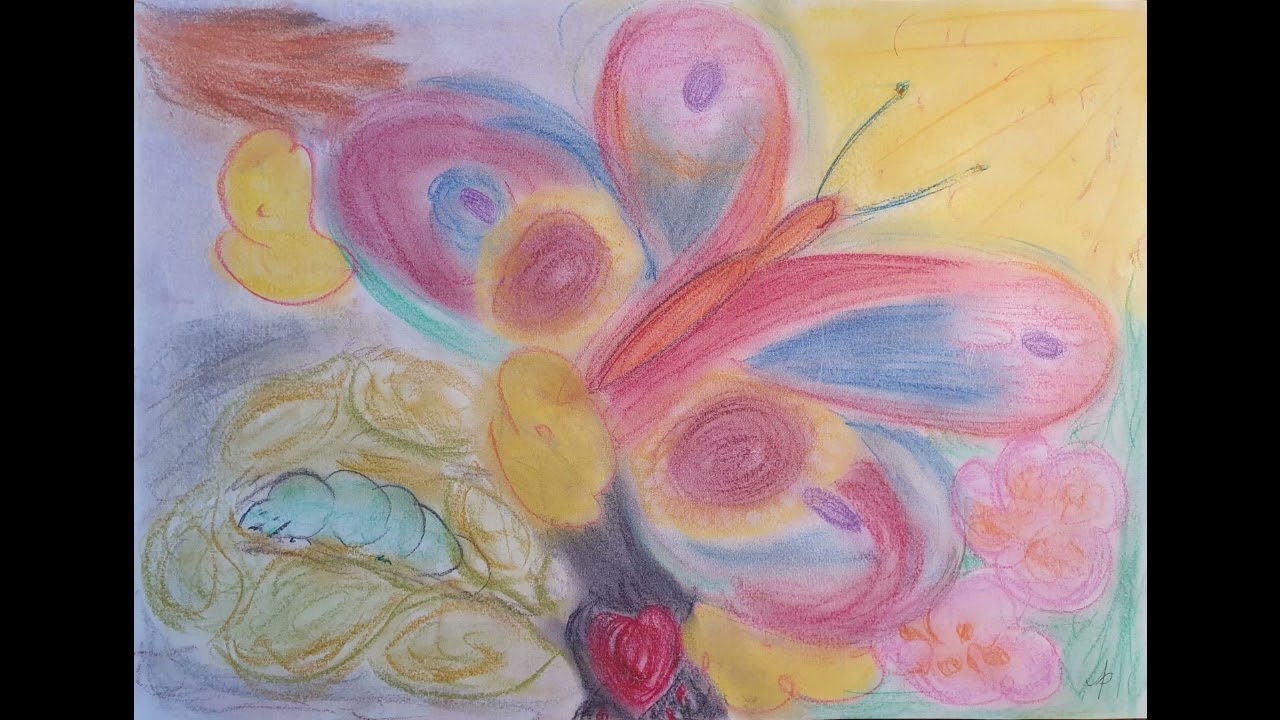 Der letzte Rückzug des Gefühlsklärer im Cocon als Raupe