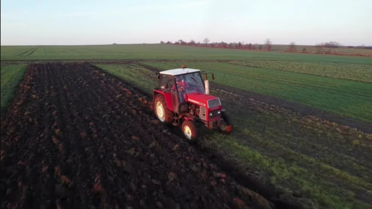 Zimowa Orka 16 luty w aurze wiosennej ursus 902 & fortschritt 3 skiby