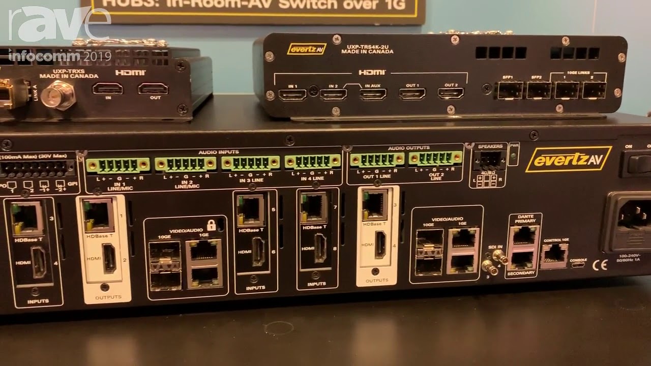 InfoComm 2019: Evertz AV Shows Nucleus 1G AV-Over-IP With Simultaneous Encoding/Decoding