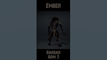 Ember Barbar Arm2 360 #character #rogerkint #3d #animation #gaming #unity #unreal #ember
