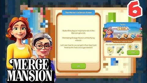 Merge Mansion The Nectar Collector Event Part 6 🦋