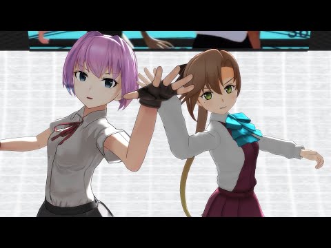 【MMD艦これ】ぬいぬいと秋雲さんの『Gimme×Gimme』【カメラ配布】