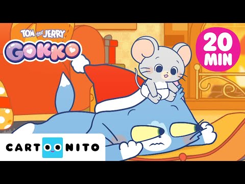 Świąteczne dekoracje i niespodzianki 🎄 | Gwiazdkowy maraton | Tom i Jerry Gokko | Cartoonito