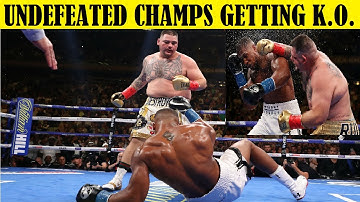 Top 10 Undefeated Champion Boxers Getting Destroyed