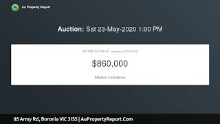 85 Army Rd, Boronia VIC 3155 | AuPropertyReport.Com