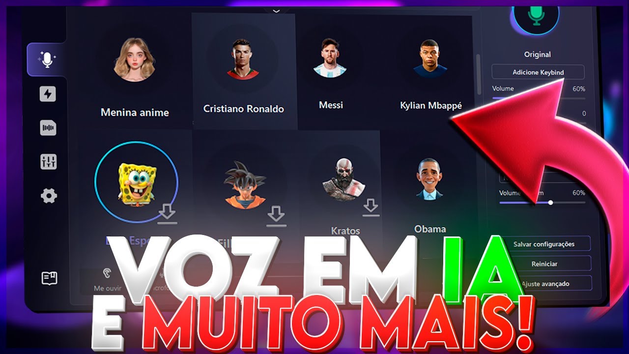 O MELHOR MODIFICADOR DE VOZ COM VÁRIAS VOZES FEMININAS E DE FAMOSOS - MUITO REAIS!!🎙️🚀
