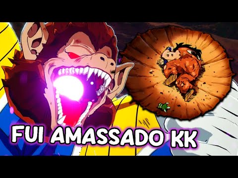 fui DESTRUIDO pelo VEGETA OOZARU no Dragon Ball Sparking Zero 😰