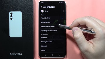 SAMSUNG Galaxy S24/S24+ Change Apps Language #howtodevices