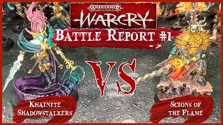 WARCRY BATTLE REPORT #5 - SYLVANETH v CORVUS CABAL - With Commentary &  Round Recap - Warhammer 