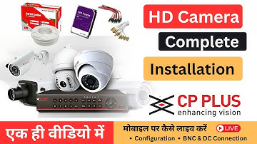 CP Plus HD Camera Complete Installation | HD Camera Setup