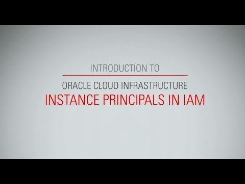 Oracle Cloud Infrastructure Instance Principals