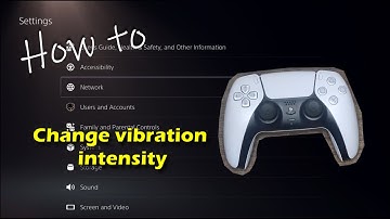 How to disable / adjust vibration on PS5 Dual Sense controller