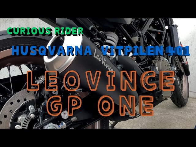 Vitpilen 401 LEOVINCE GP ONE ノーマルとの比較 - YouTube