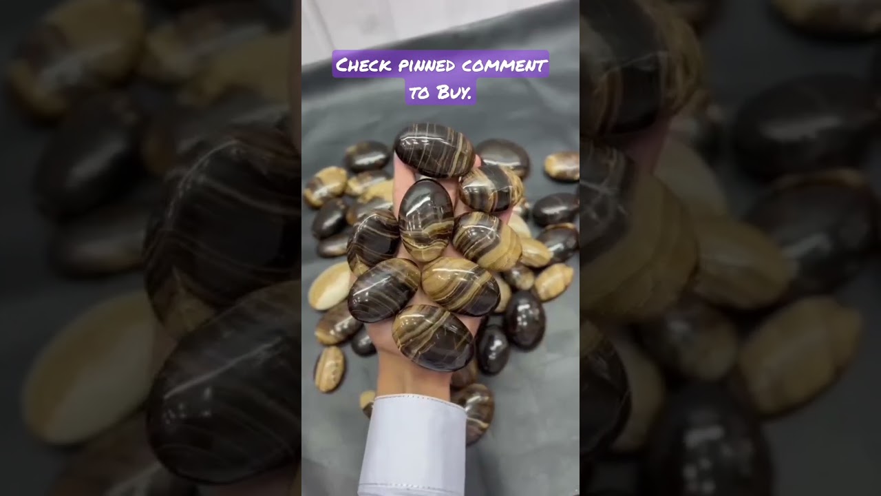 Chocolate Calcite Palmstones ~ Freshly Handcrafted ~ 100 Kgs Available. 