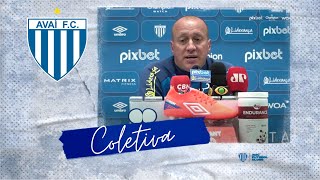 TV Avaí  | COLETIVA PÓS-JOGO | Tombense x Avaí  | Marquinhos Santos | 06.05.2023