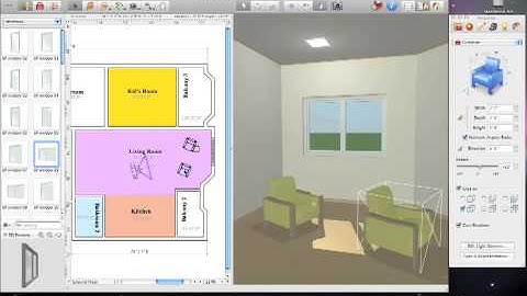 Live Interior 3D - Working with Objects