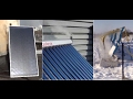 Как кипят разные типы солнечных коллекторов зимой