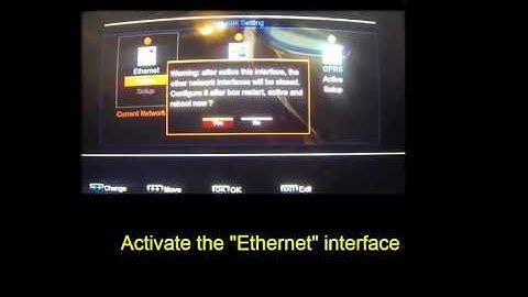Network setup for the Skybox, Libertview and Openbox