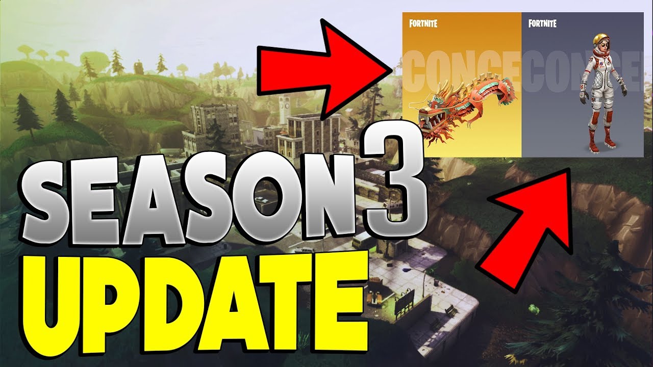 Season 3 Huge Update New Dragon Glider Space Outfits Ranking System Unicorn Pickaxe In Fortnite Youtube