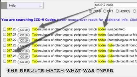 Medical Code Look Up Tool