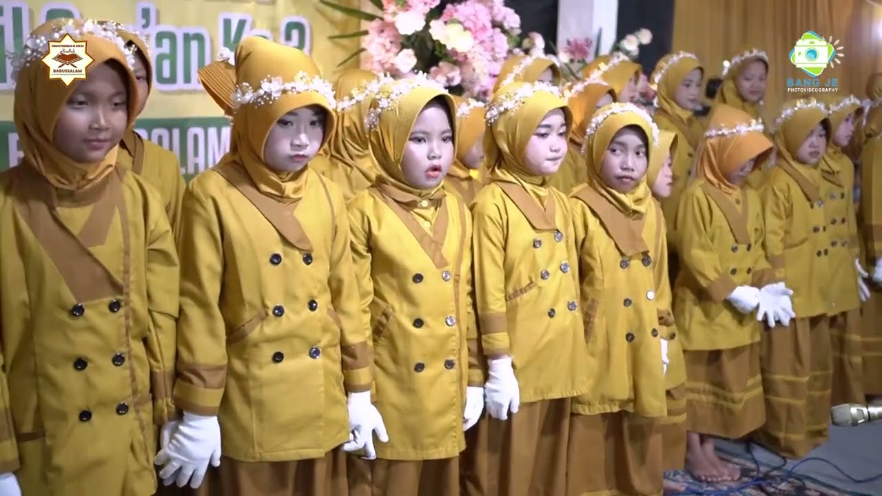 KISAH BULAN ROJAB - DOA ORANG TUA OLEH SANTRI TPQ BABUSSALAM