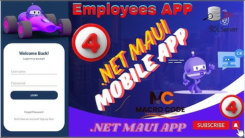 EPISODE 4  Employees Smart APP .NET 9.0 - COMPLETE  .NET MAUI IN .NET 9.0 APP- SQL,REFIT,REST API🚀💥