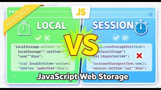 Local Storage vs Session Storage in JavaScript | Web Storage Explained for Beginners