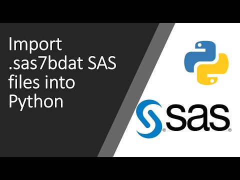 Import SAS (sas7bdat) files into Python