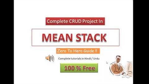 01 Mean Stack Application Course Outline| Mean stack tutorial
