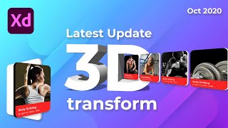 Celebrity Adobe XD 3D Transforms - Latest Update  | UI/UX Tutorial | Auto Animate Animation Wealth