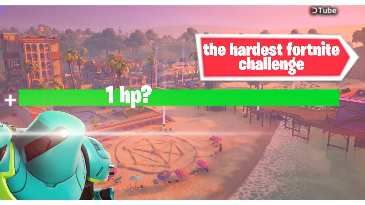 the HARDEST FORTNITE CHALLENGE (for me atleast) YouTube