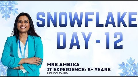 Day 12  Snowflake Copy Command