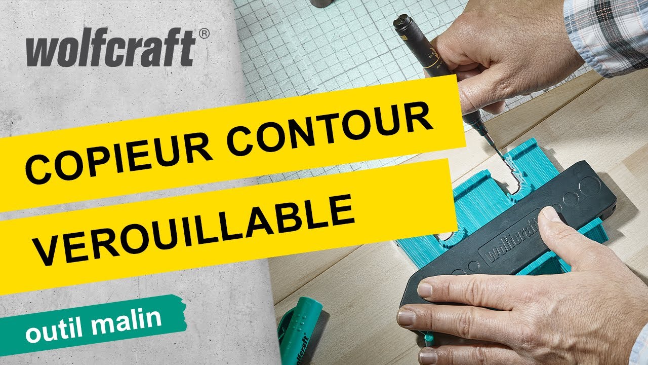 wolfcraft Jauge de contour 130 mm 6949000