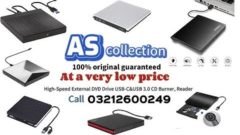 External CD DVD Drive | USB 3.0 Type C | for MacBook Pro Air | Windows  Super Read Blu-ray DVD 3D 4K