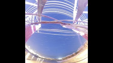 Insta 360 RS 1" Bell Street bridge Star trails (overexposed) 04-11-2023