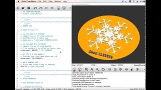 OpenSCAD Snowflake Machine - "Animation"