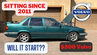 Will It Start? Abandoned Volvo 850 First Start in 12 Years! 69k Original Miles!