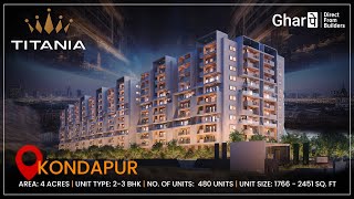 GHR Titania: Top Luxurious 2 & 3 BHK Apartments in Kondapur, Hyderabad | #GharPe