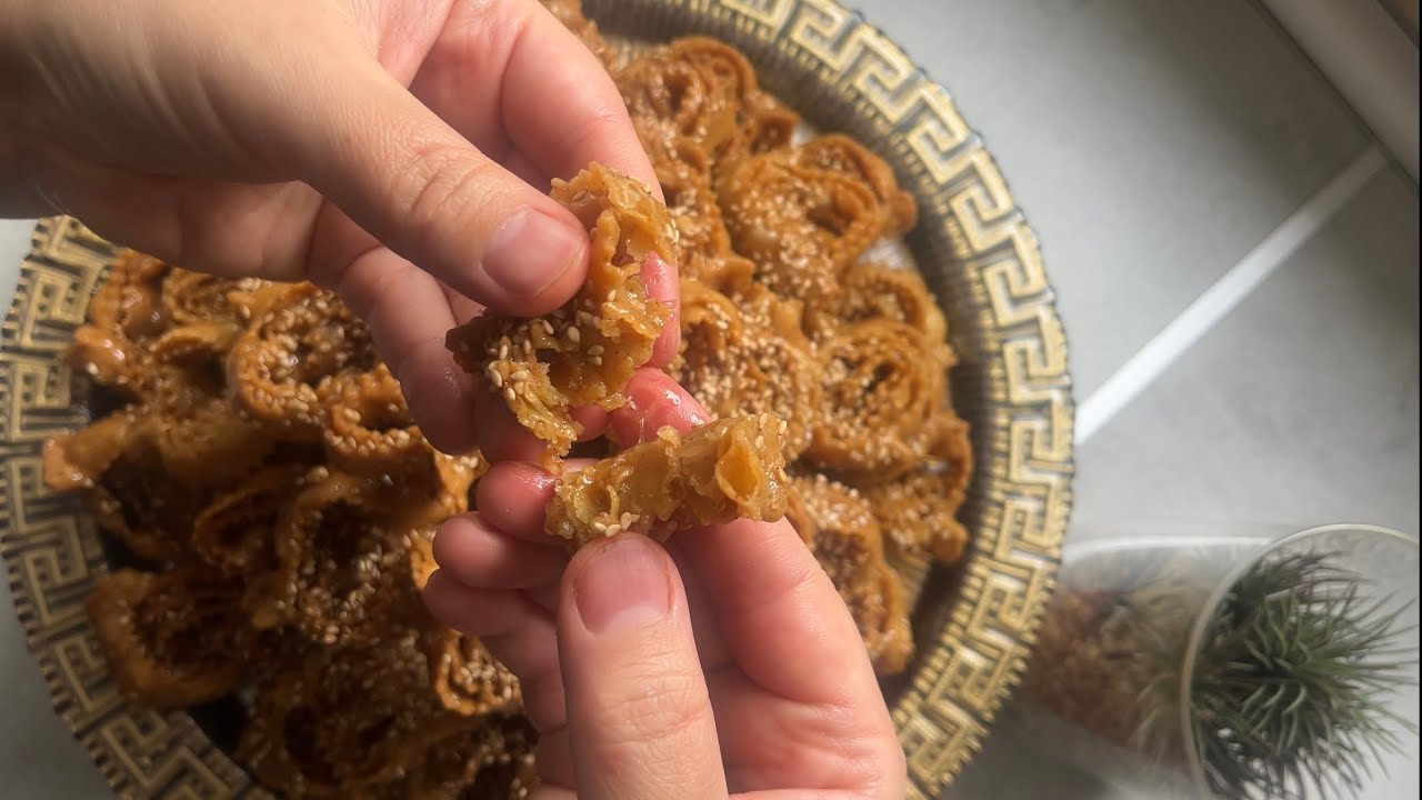 شباكية هشيشة مجعبة ومعلكة على حقها و طريقها 💯( recette des chebakia 💯réussi )👍🏽🌙🔔