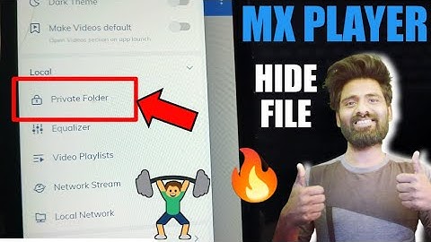 Mx Player Private Folder | Mx Player Video Hide And Unhide | Mx Player Private Folder Lock 2022