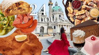 Eating AUSTRIAN Food in Vienna for 24 Hours 🍰☕️