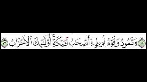 سورة ص الآية 13