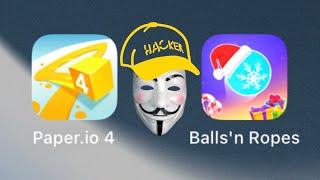 How to HACK in Paper.io 4 & Balls ‘n Ropes || iOS/Android screenshot 5