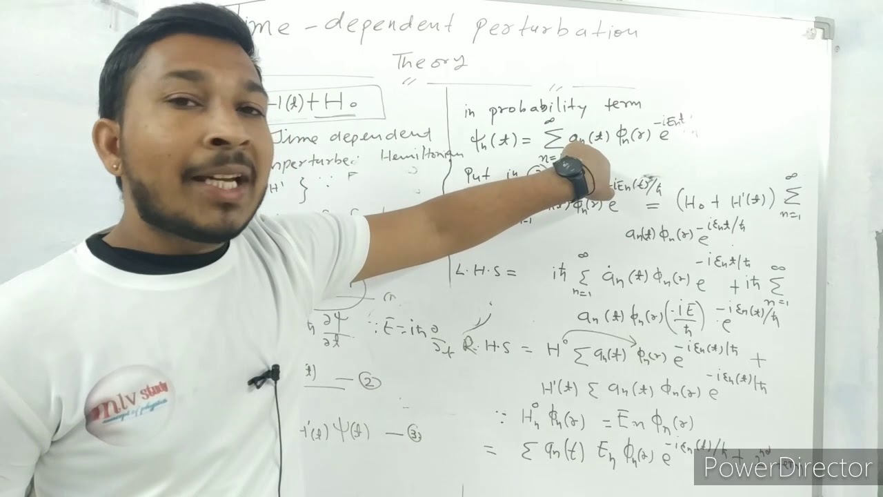 time dependent perturbation theory - YouTube