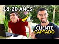 Enseo a 3 chicos a conseguir clientes en 45 minutos smma